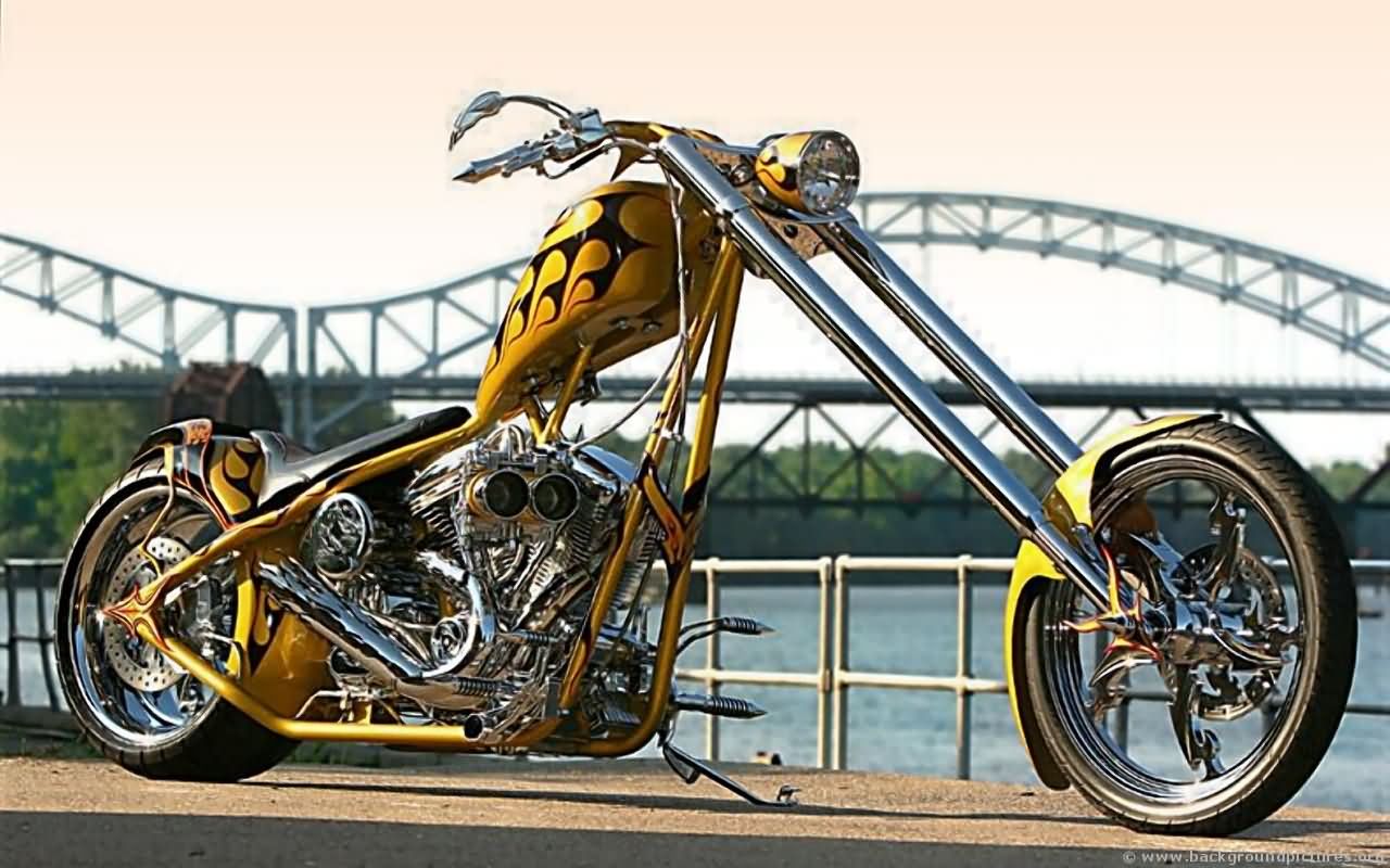 Yellow-Custom-Chopper-Bike-Share