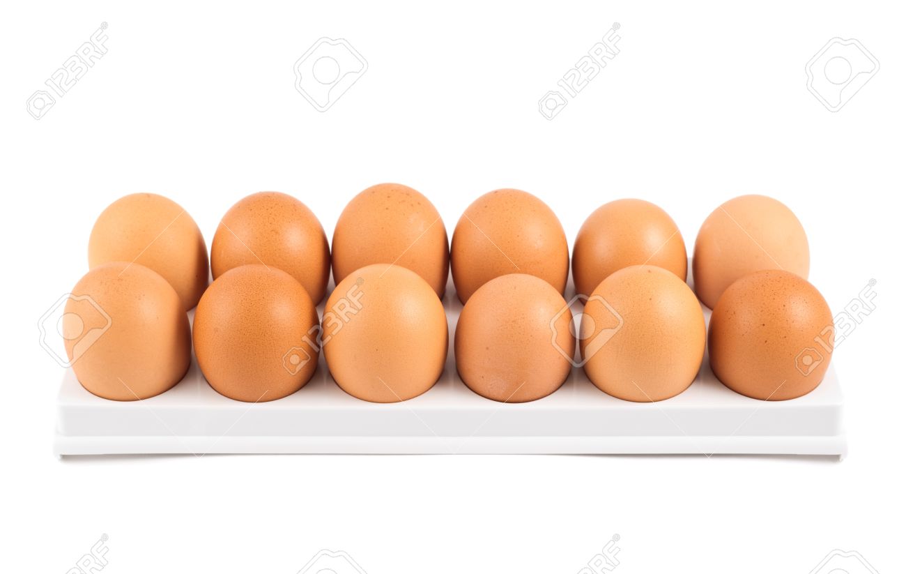 19871354-Dozen-twelve-eggs-in-a-